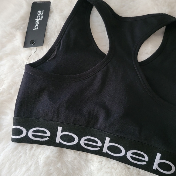 💕BEBE SPORT SEAMLESS RACER BACK SPORT BRA SIZE S - Picture 7 of 7